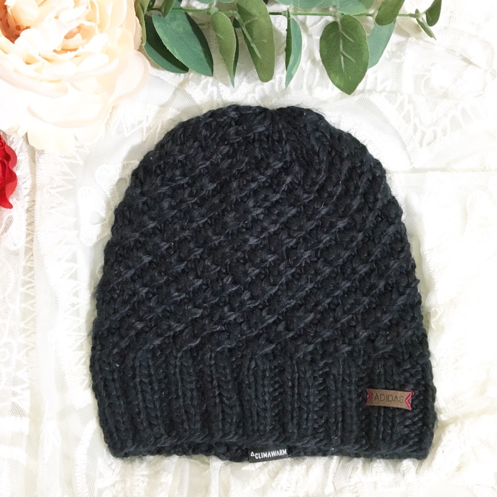 Adidas Black Climawarm Knit Beanie